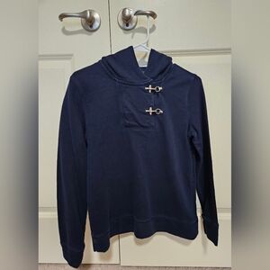 Ralph Lauren Womens Navy Blue Hoodie Sweatshirt